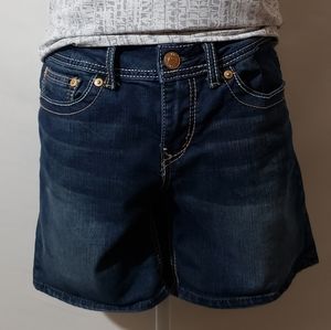 Seven7 Mid Thigh Denim Shorts